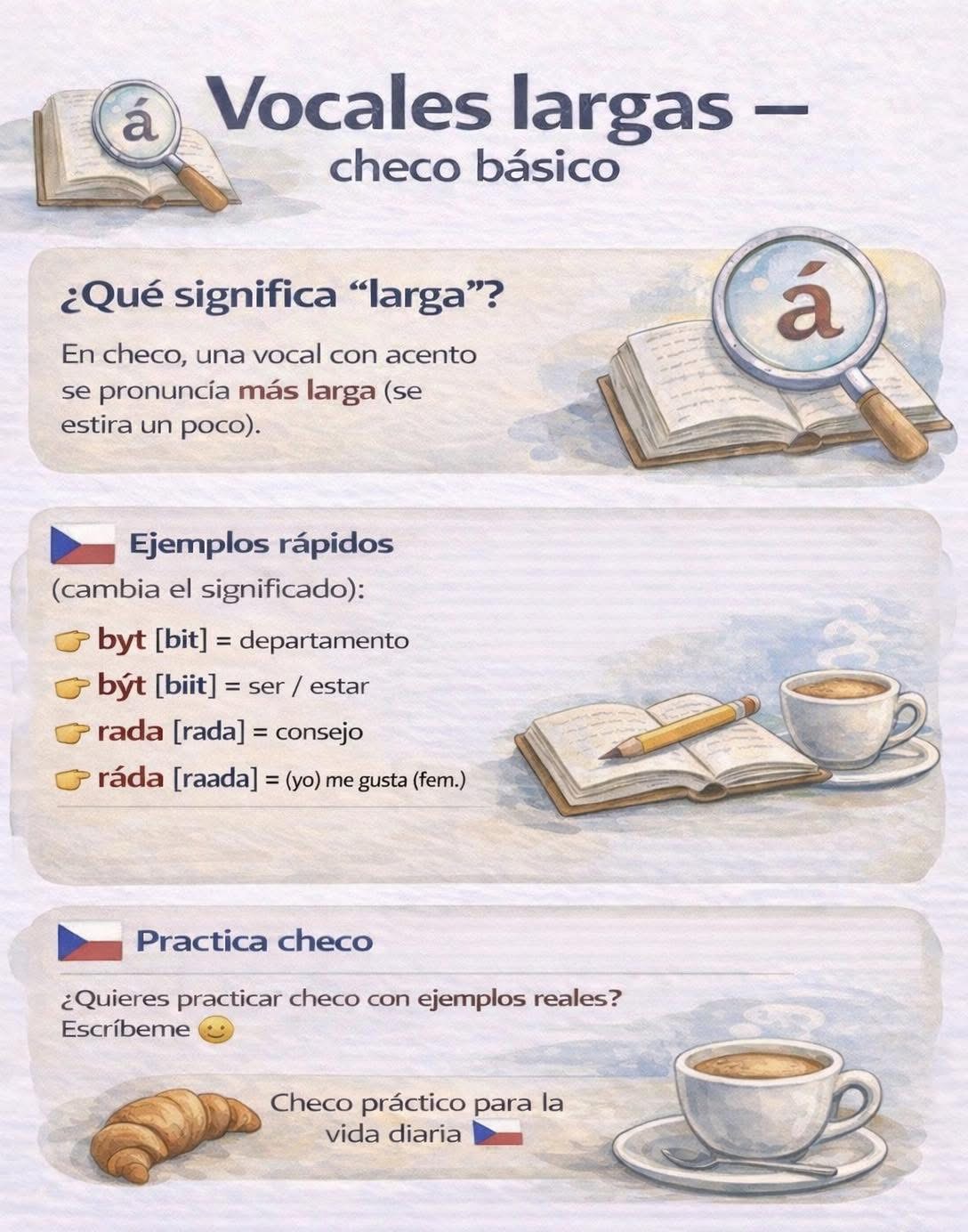 Vocales largas en checo